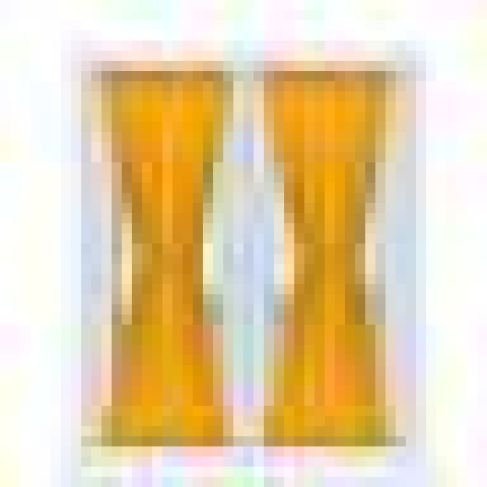 Штора песочные часы «Кортин», ткань вельвет желтый