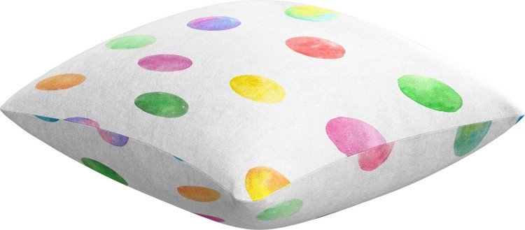 Подушка квадратная Cortin «Цветные круги»